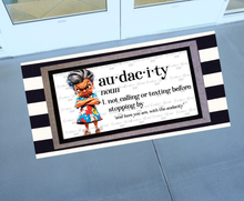 Load image into Gallery viewer, Audacity Doormat 1