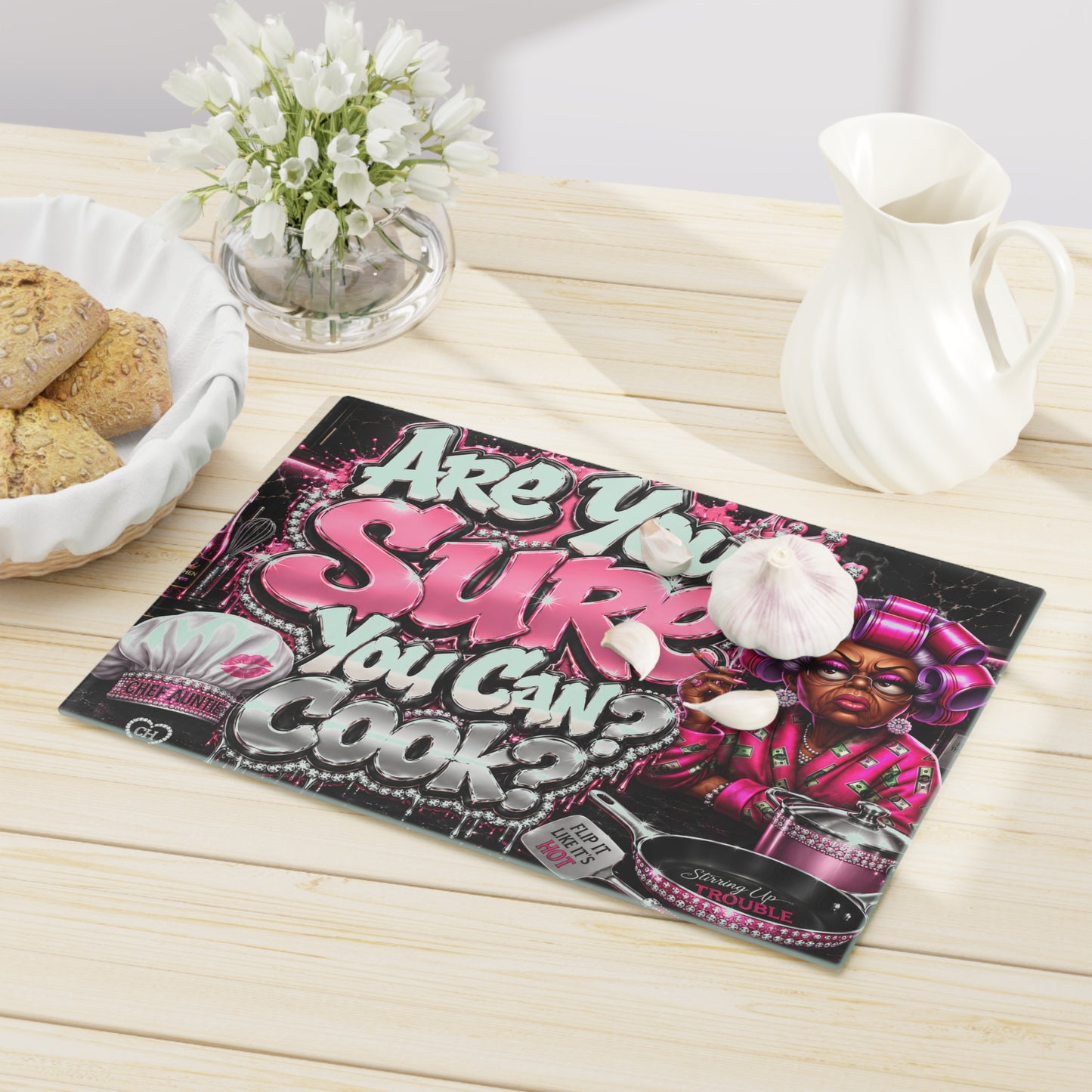 Cutting Board — "Are You Sure You Can Cook?" Sassy Kitchen Cutting Board