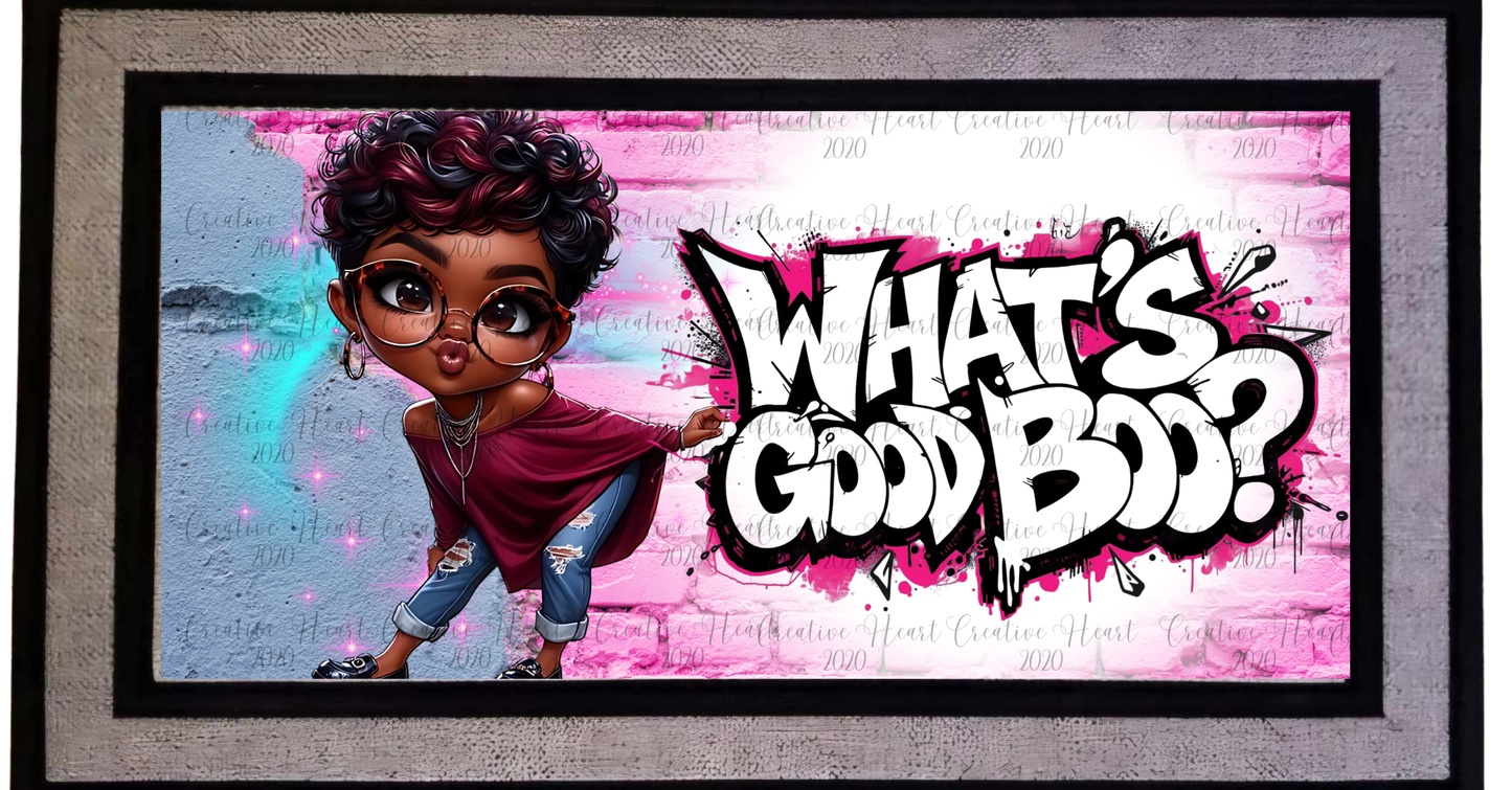 What's Good Boo! Doormat