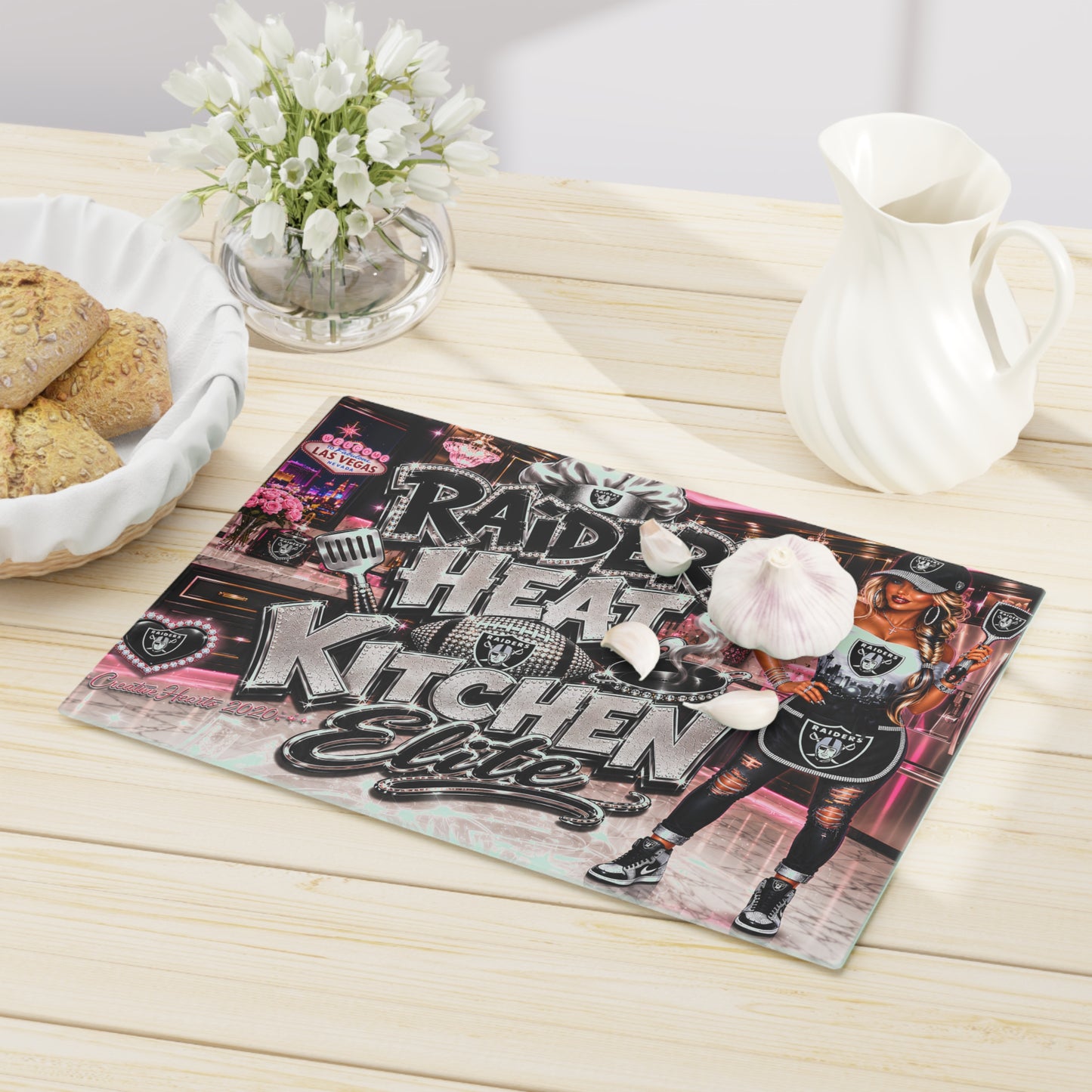 Raiders Heat Kitchen Elite Cutting Board