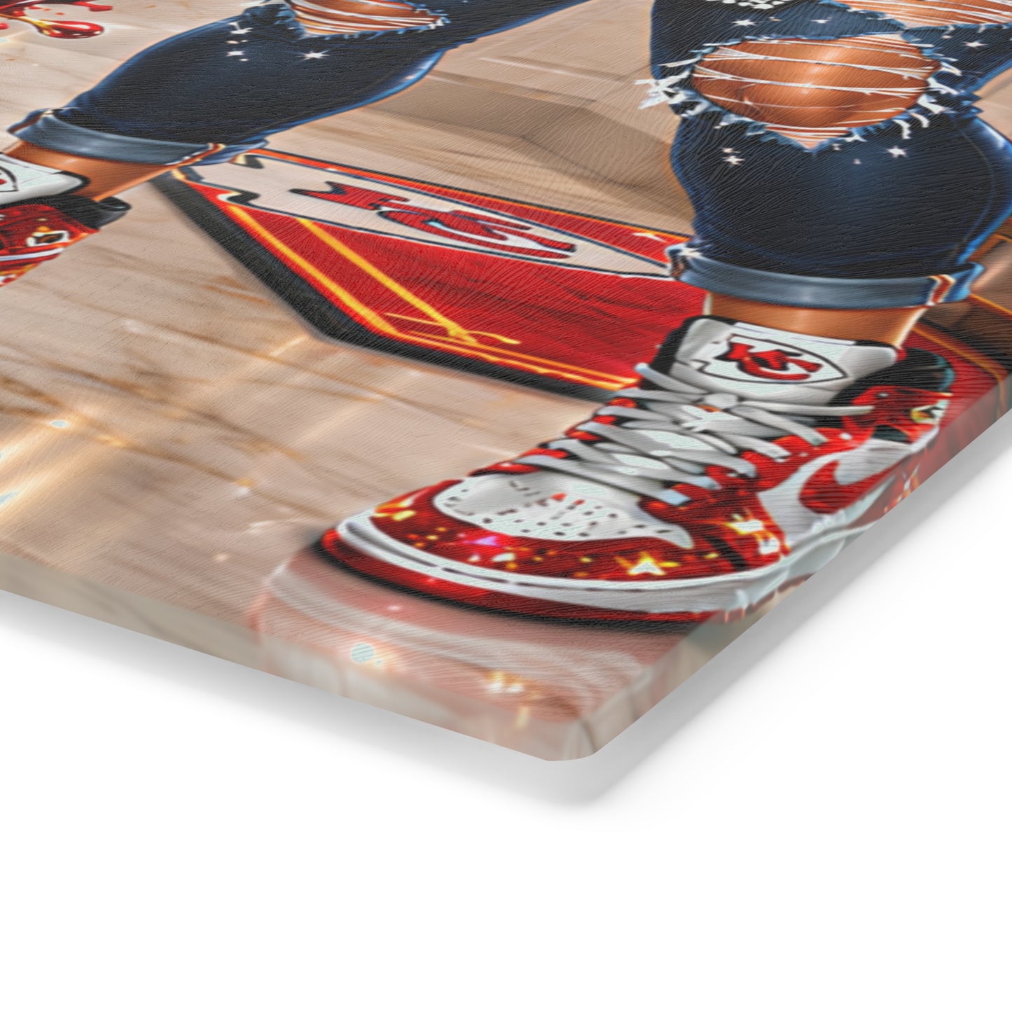 Ain't No Flavor Like Chiefs Flavor Cutting Board — Kansas City Chiefs Fan Kitchen Decor