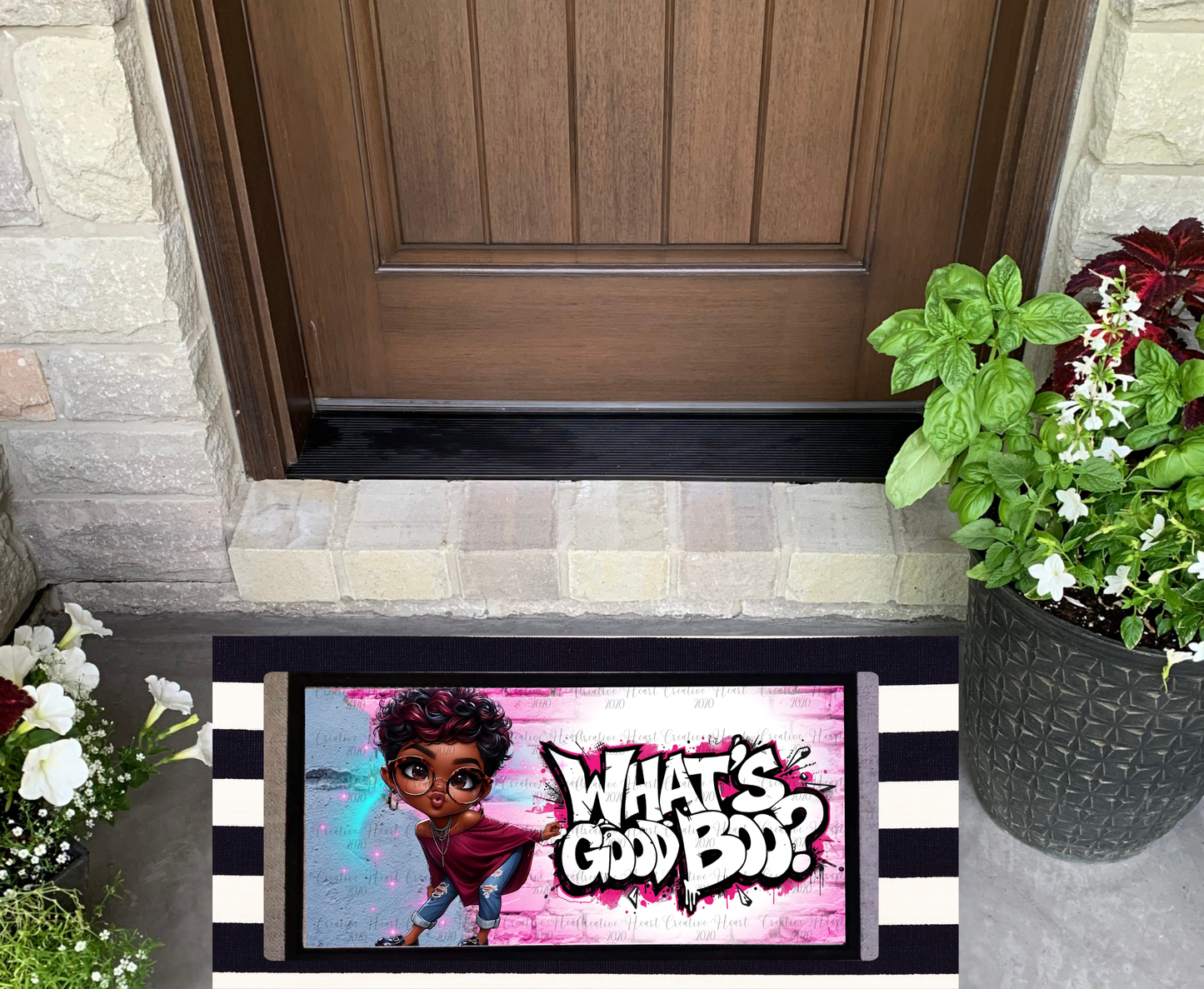 What's Good Boo! Doormat
