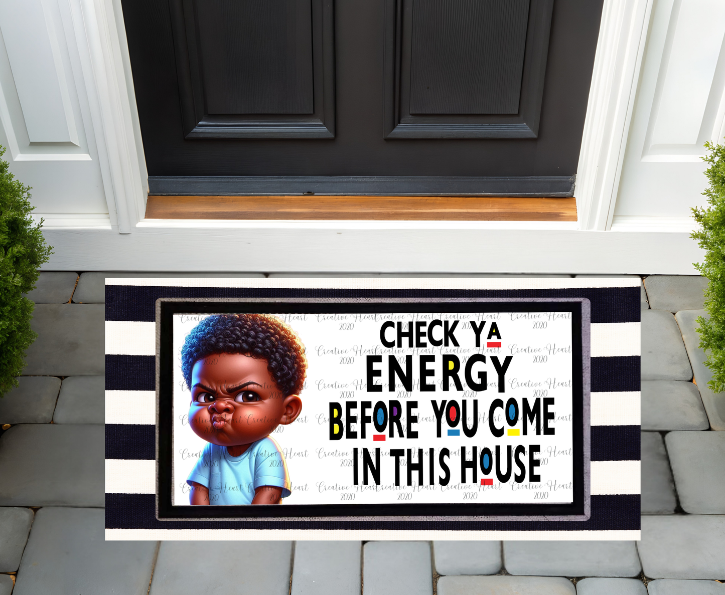 Check Ya Energy (boy) Doormat