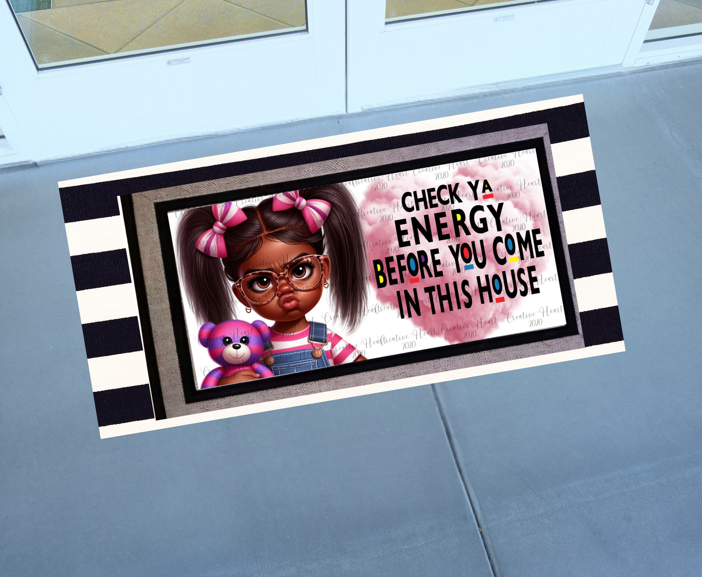 Check Ya Energy (girl) Doormat
