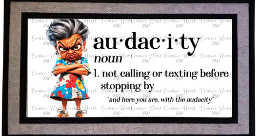 Audacity Doormat 1