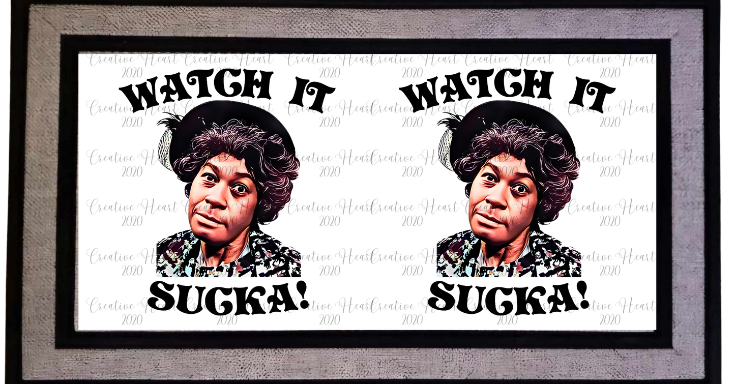 Watch It Sucka Doormat