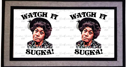 Watch It Sucka Doormat
