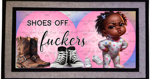 Baby Girl Shoes Off Doormat