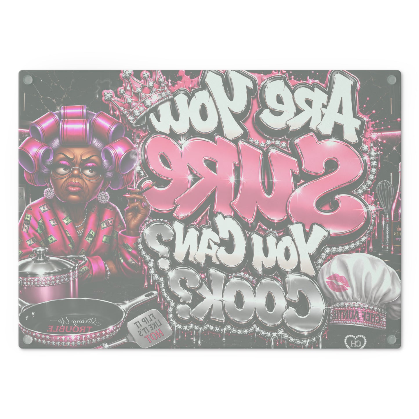 Cutting Board — "Are You Sure You Can Cook?" Sassy Kitchen Cutting Board