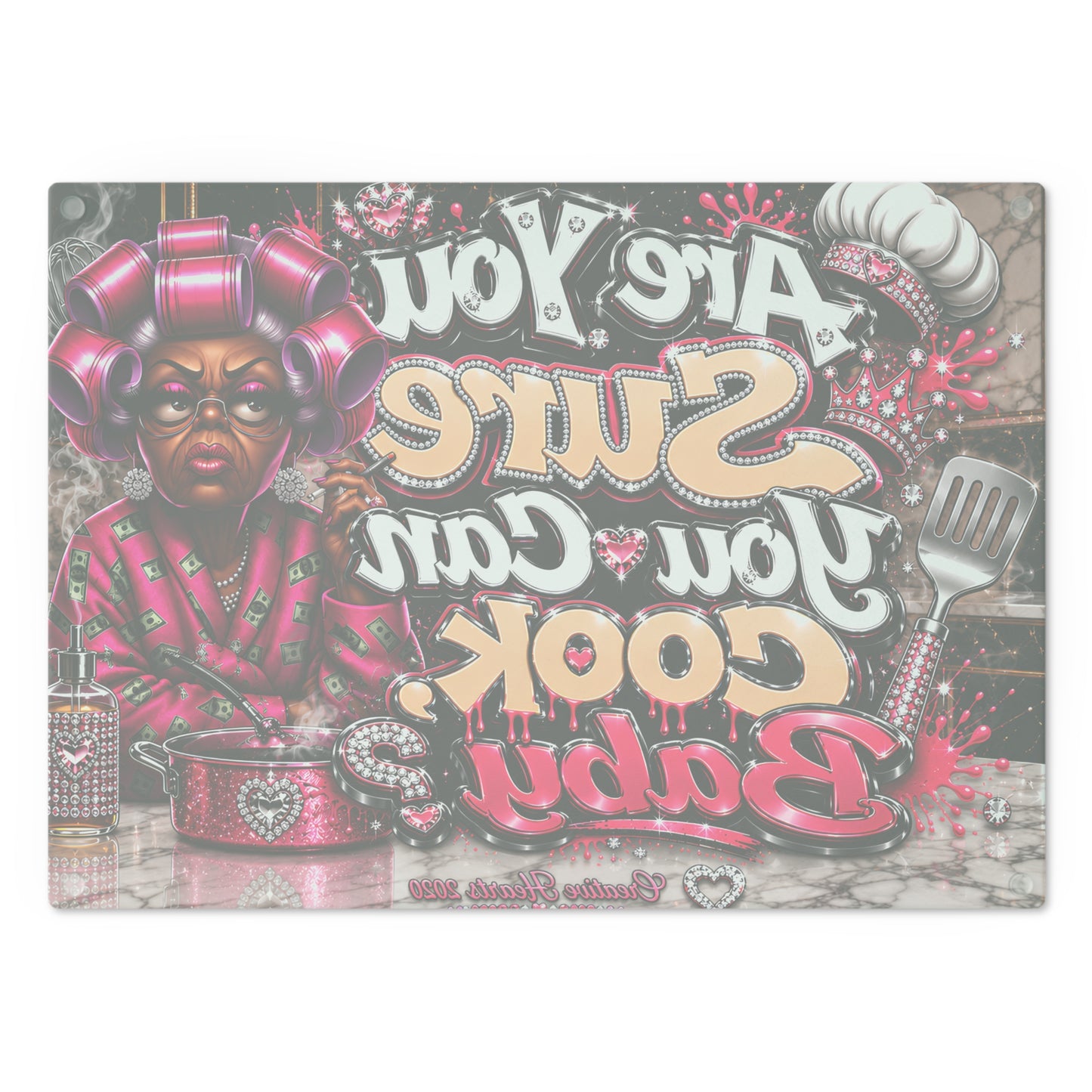Cutting Board — "Are You Sure You Can Cook Baby" Funny Southern Grandma Kitchen Decor