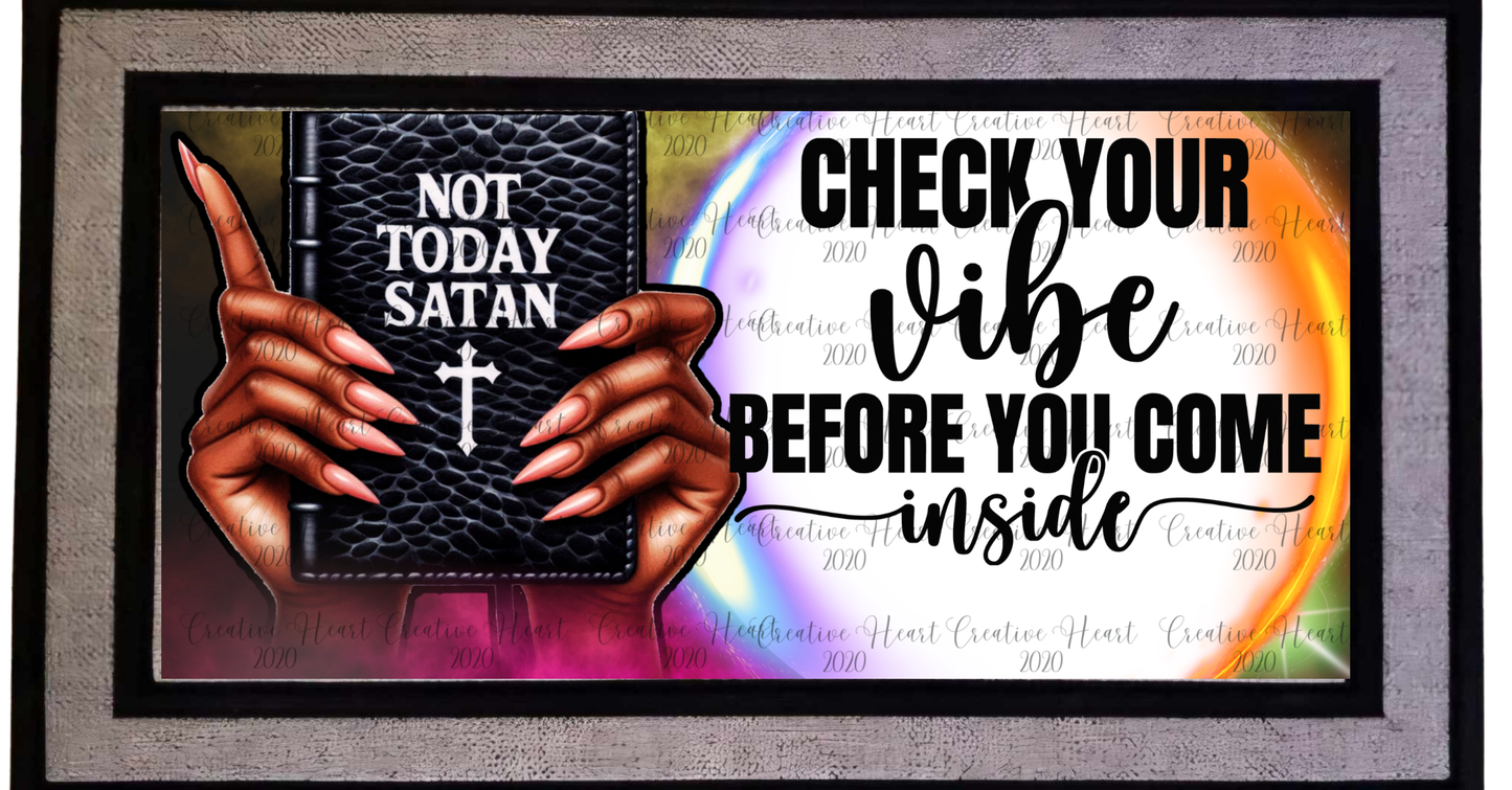 Not Today Satan Doormat