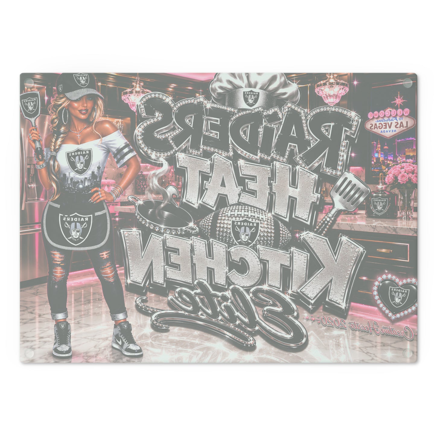 Raiders Heat Kitchen Elite Cutting Board