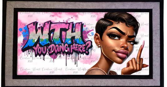 WTH You Doing Here Doormat