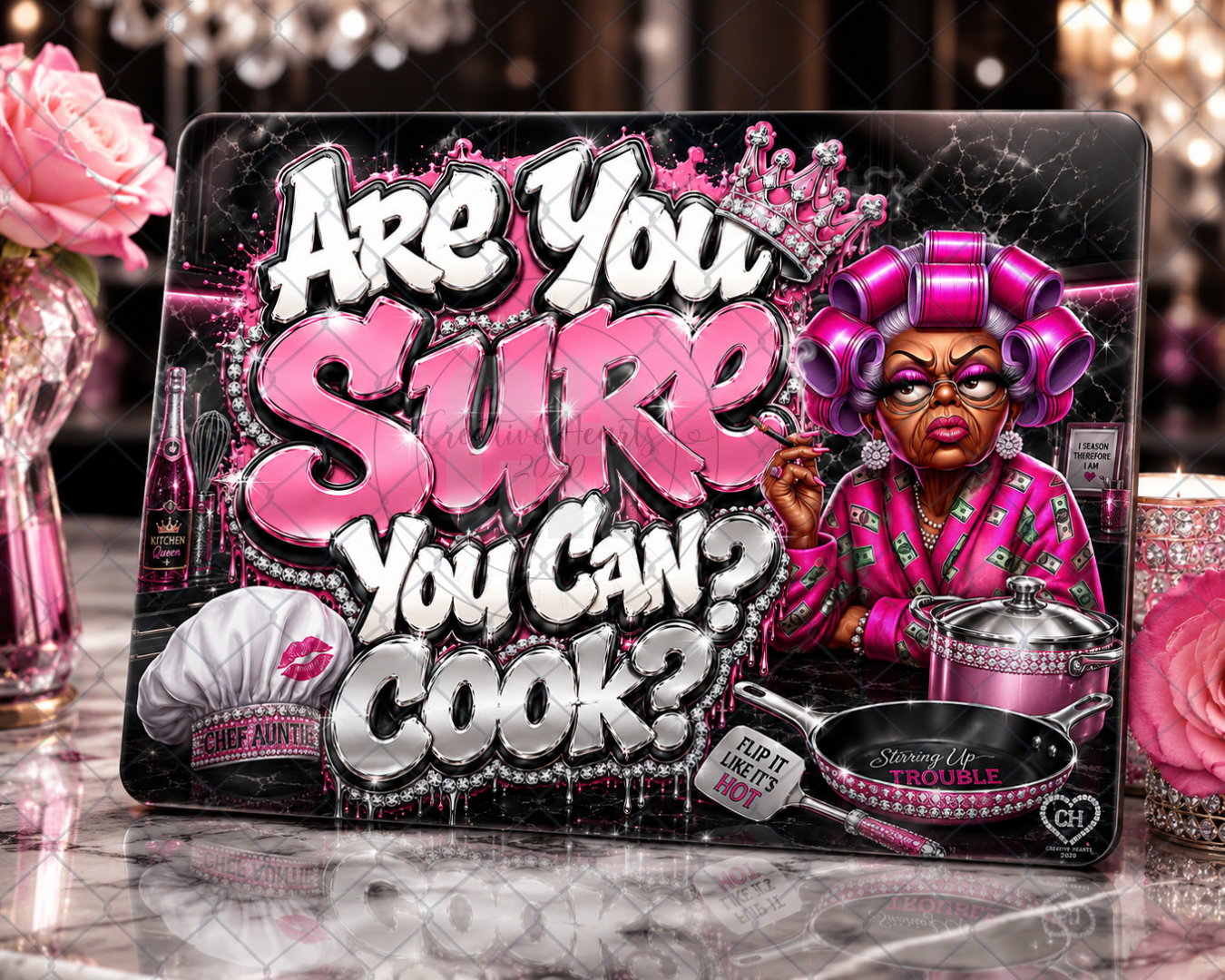 Cutting Board — "Are You Sure You Can Cook?" Sassy Kitchen Cutting Board
