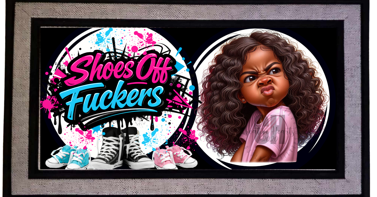 Funny Shoes Off Doormat