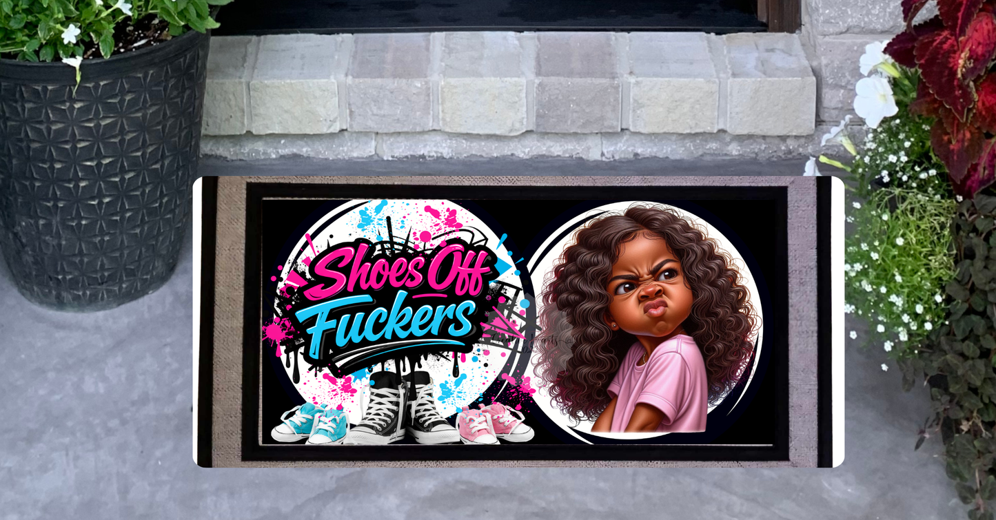 Funny Shoes Off Doormat