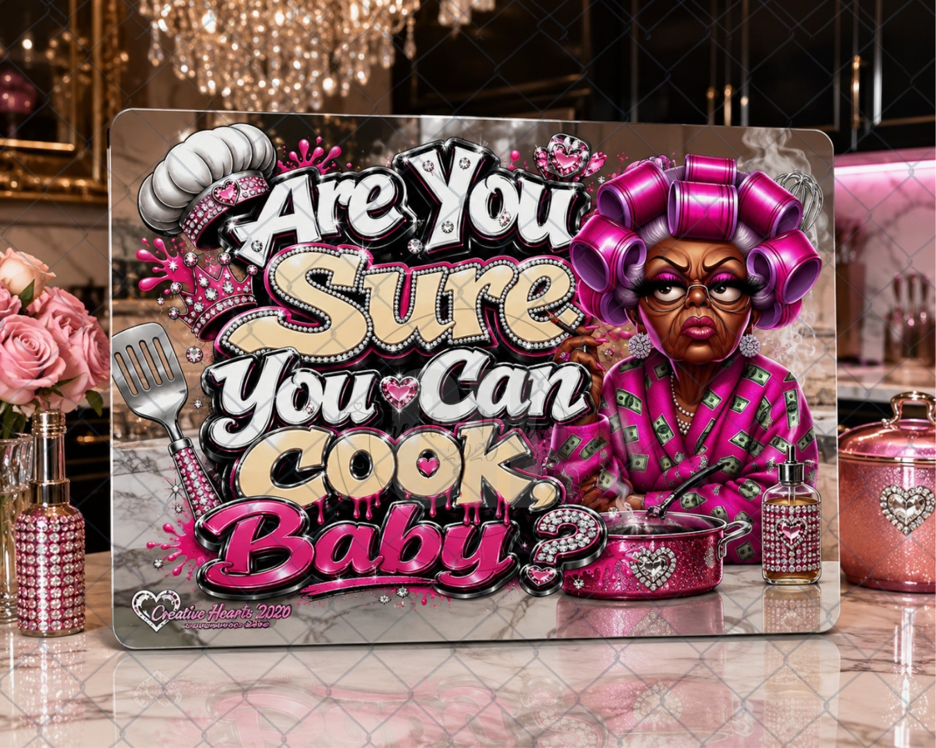 Cutting Board — "Are You Sure You Can Cook Baby" Funny Southern Grandma Kitchen Decor