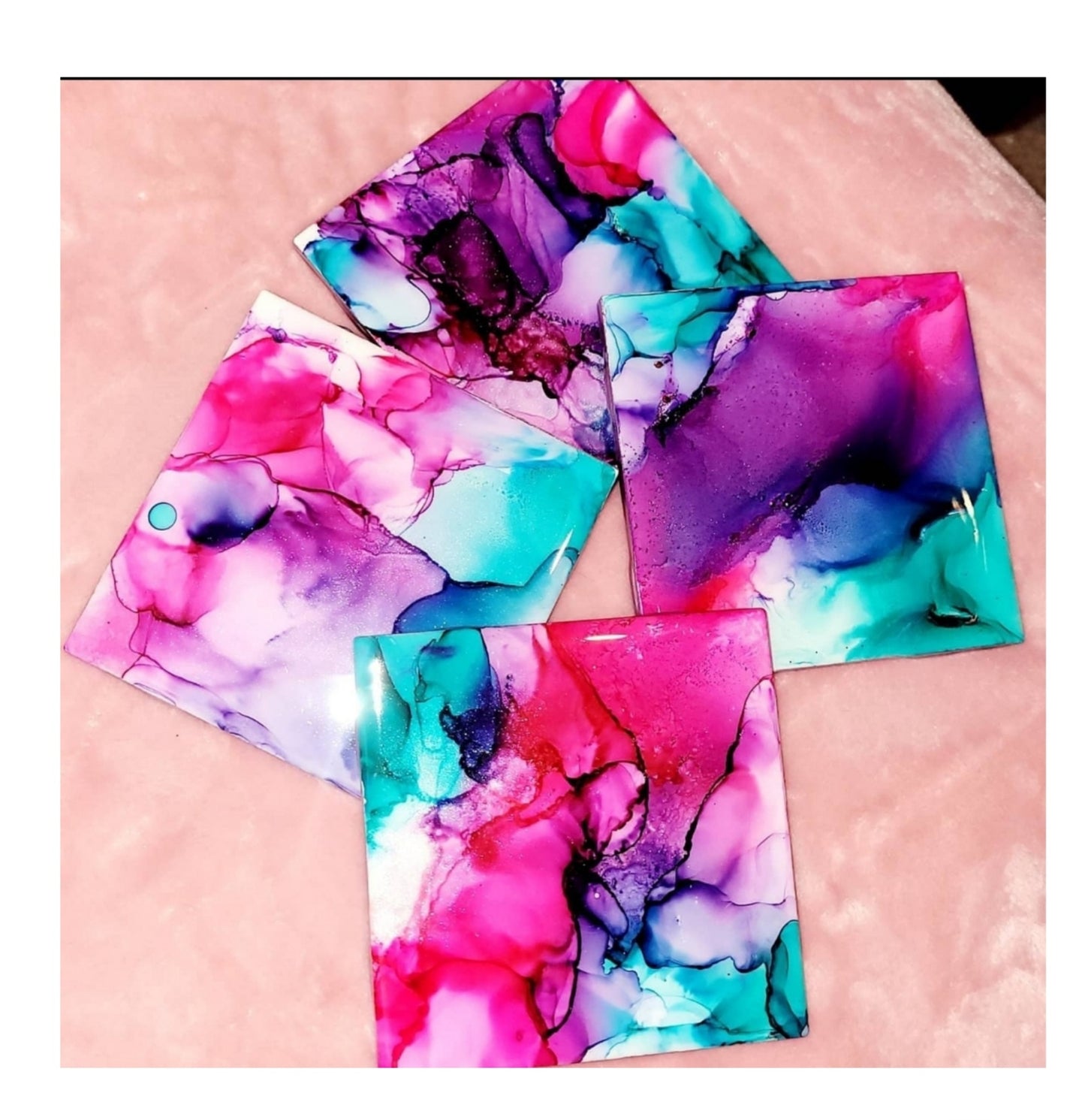 Watercolor Coaster Set of 4